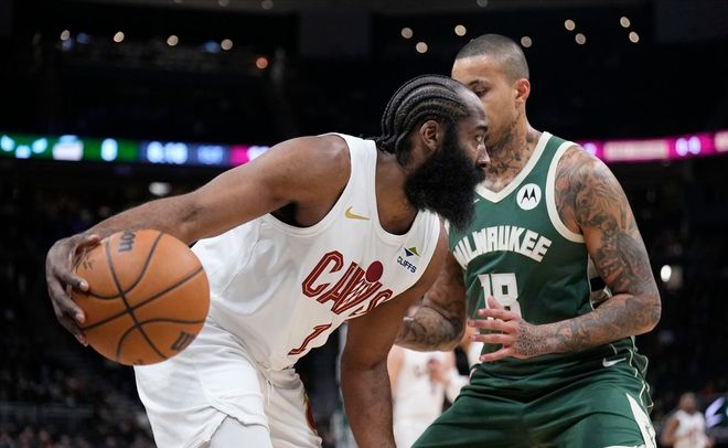 哈登高效27+5+5助骑士力克雄鹿 历史第三登顶